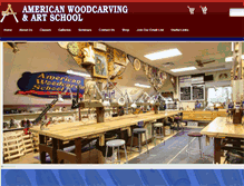 Tablet Screenshot of americanwoodcarving.com